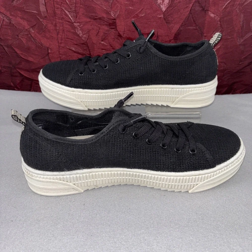 Bobs Sketchers Women's 7.5 Shoe Platform Sneaker Chunky Retro Y2K NWT 114643/BLK